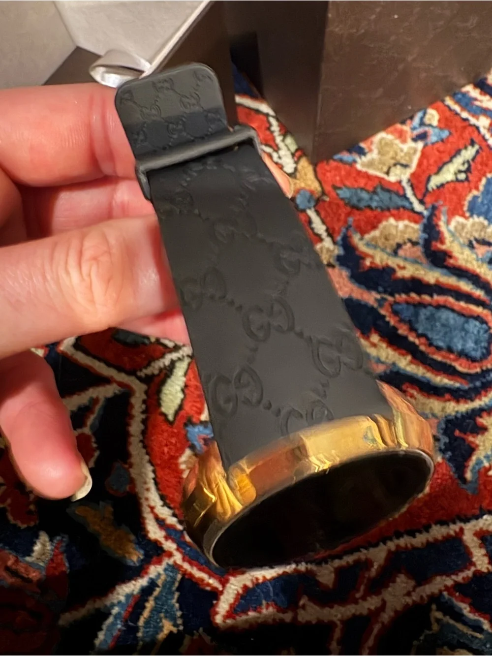 Gucci Black and Gold Men's Special Edition Watch